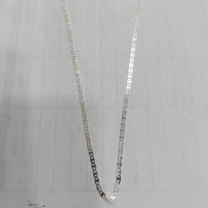 CADENA TEJIDO ESPEJO PLATA .925 55 CM 3.8 GR (NUEVO)