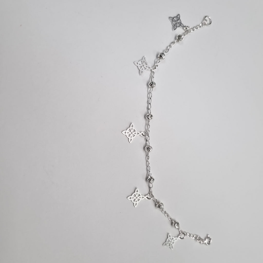 PULSERA TEJIDO ESPECIAL PLATA .925 18 CM 3.2 GR (NUEVO)