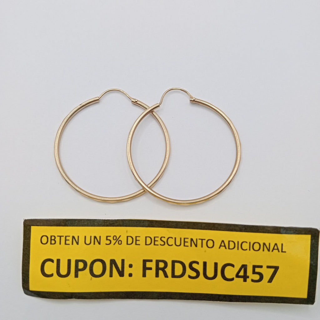 ARRACADAS PAR ORO 10 K 2.4 GRMS (SEMINUEVO)