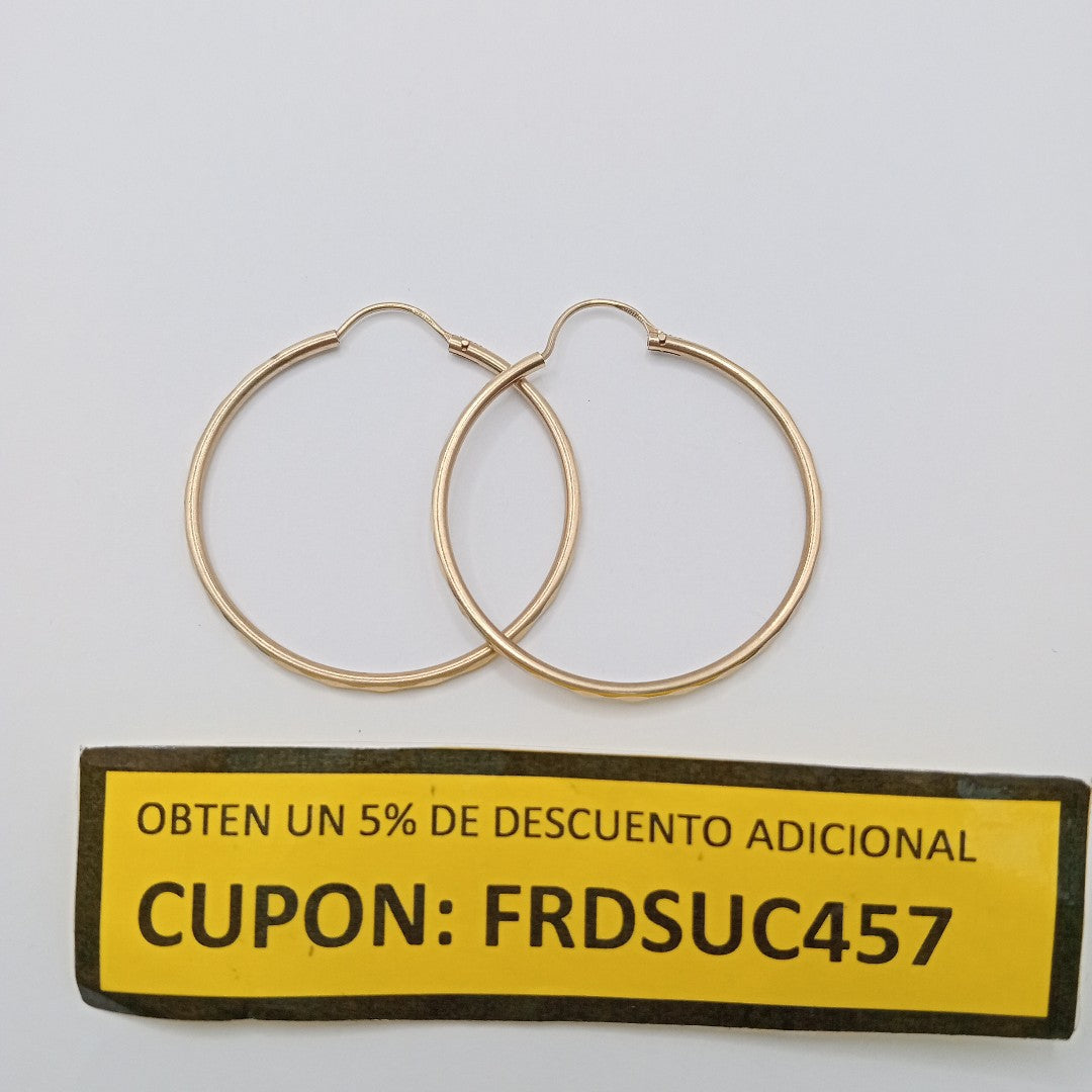 ARRACADAS PAR ORO 10 K 2.4 GRMS (SEMINUEVO)