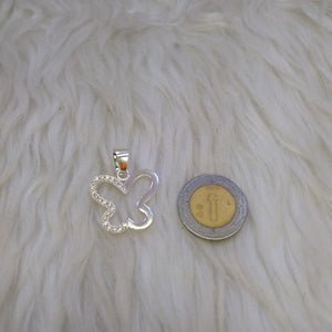 DIJE MARIPOSA C/CIRCONIAS PLATA .925 2.3 GR (NUEVO)