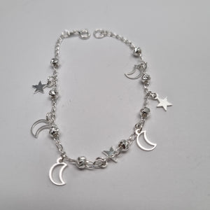 PULSERA TEJIDO TEJIDO ESPECIAL PLATA .925 18 CM 3.1 GR (NUEVO)