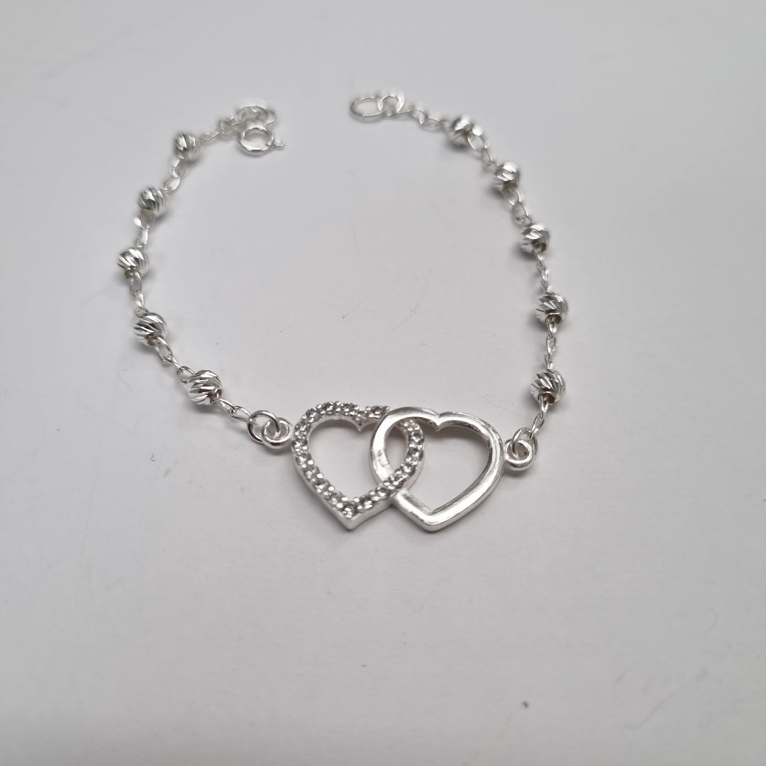 PULSERA TEJIDO TEJIDO ESPECIAL PLATA .925 18 CM 4 GR (NUEVO)