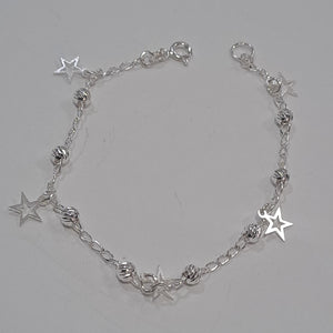 PULSERA TEJIDO ESPECIAL PLATA .925 18 CM 2.7 GR (NUEVO)