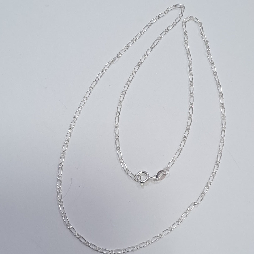 CADENA TEJIDO 1X1 PLATA .925 50 CM 3 GR (NUEVO)