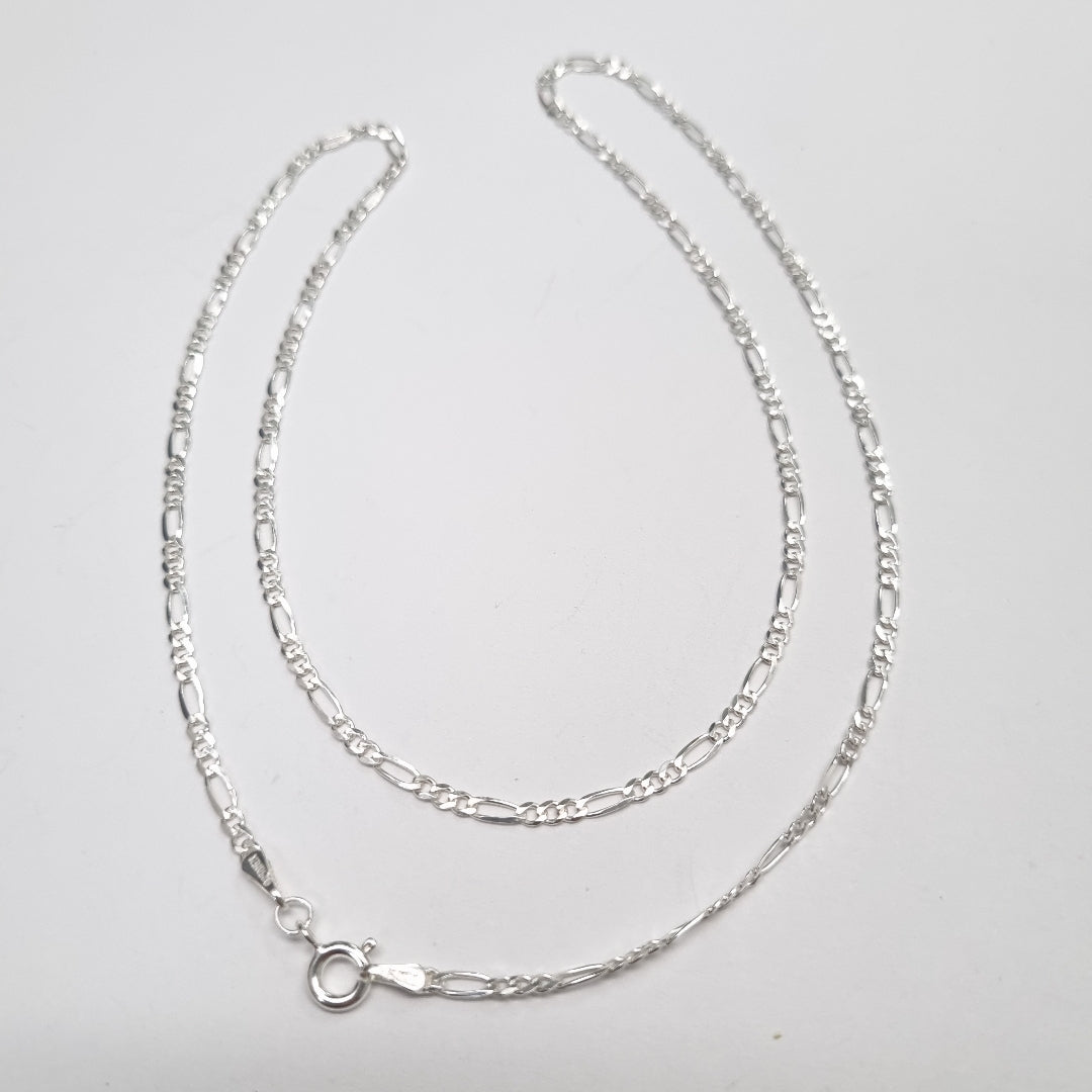 CADENA TEJIDO 3X1 PLATA .925 55 CM 4.1 GR (NUEVO)