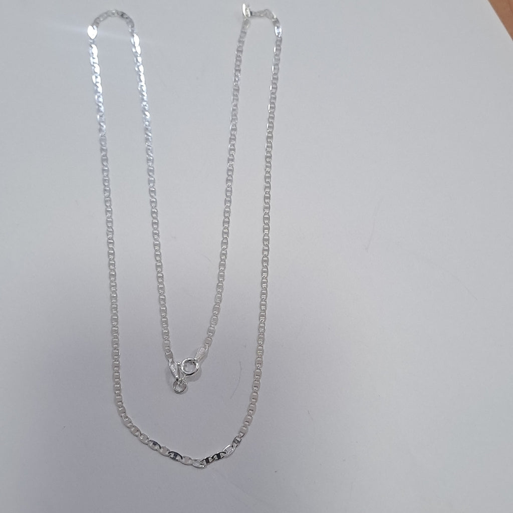 CADENA TEJIDO ESPEJO PLATA .925 60 CM 4.2 GR (NUEVO)