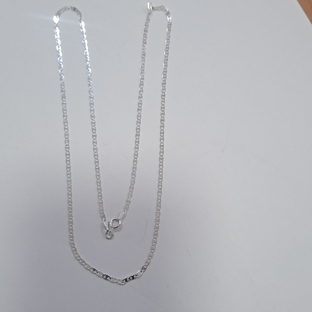 CADENA TEJIDO ESPEJO PLATA .925 60 CM 4.2 GR (NUEVO)