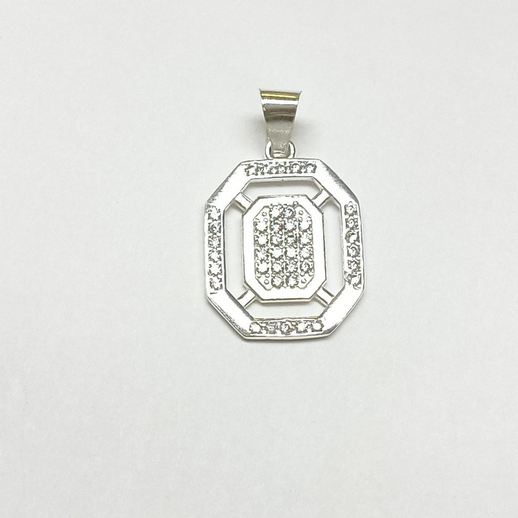 DIJE C/CIRCONIAS PLATA .925 3.4 GR (NUEVO)