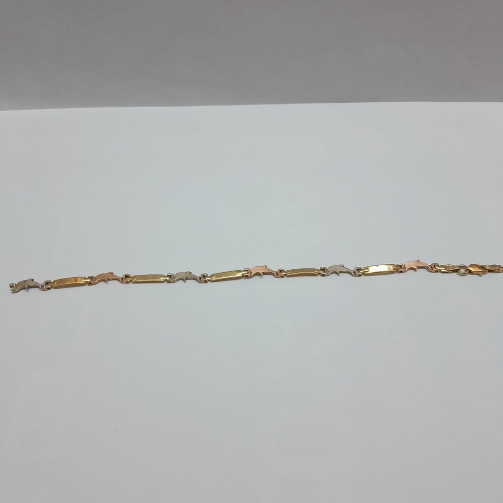 PULSERA ORO 14 K 3.6 GRMS (SEMINUEVO)