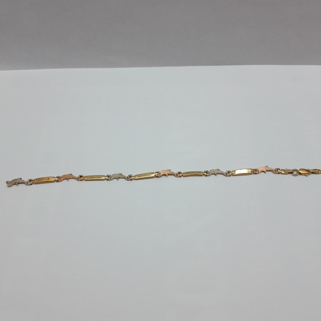 PULSERA ORO 14 K 3.6 GRMS (SEMINUEVO)