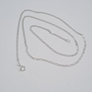 CADENA TEJIDO GUCHI PLATA .925 60 CM 3.8 GR (NUEVO)