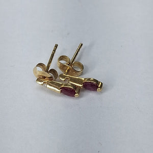 BROQUELES PAR ORO 14 K 0,90 GRMS (SEMINUEVO)