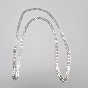 CADENA TEJIDO GUCHI PLATA .925 55 CM 13.2 GR (NUEVO)
