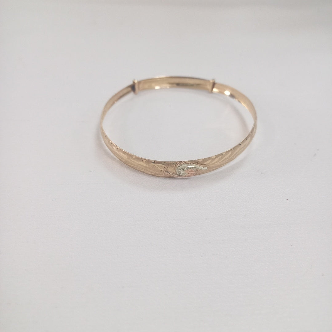 PULSERA RIGIDA ORO 10 K 4.9 GRMS (SEMINUEVO)