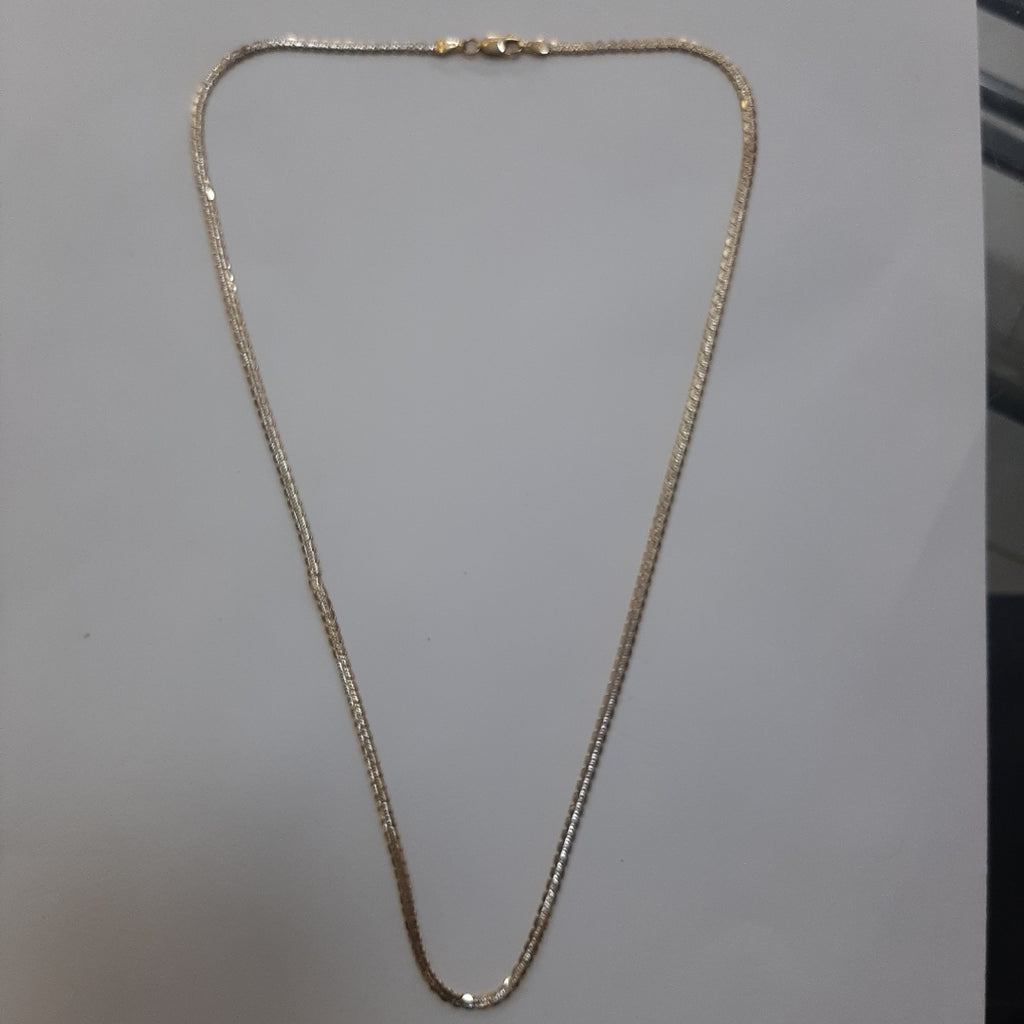 CADENA ORO, ORO COMBINADO 14 K 10.8 GRMS (SEMINUEVO)