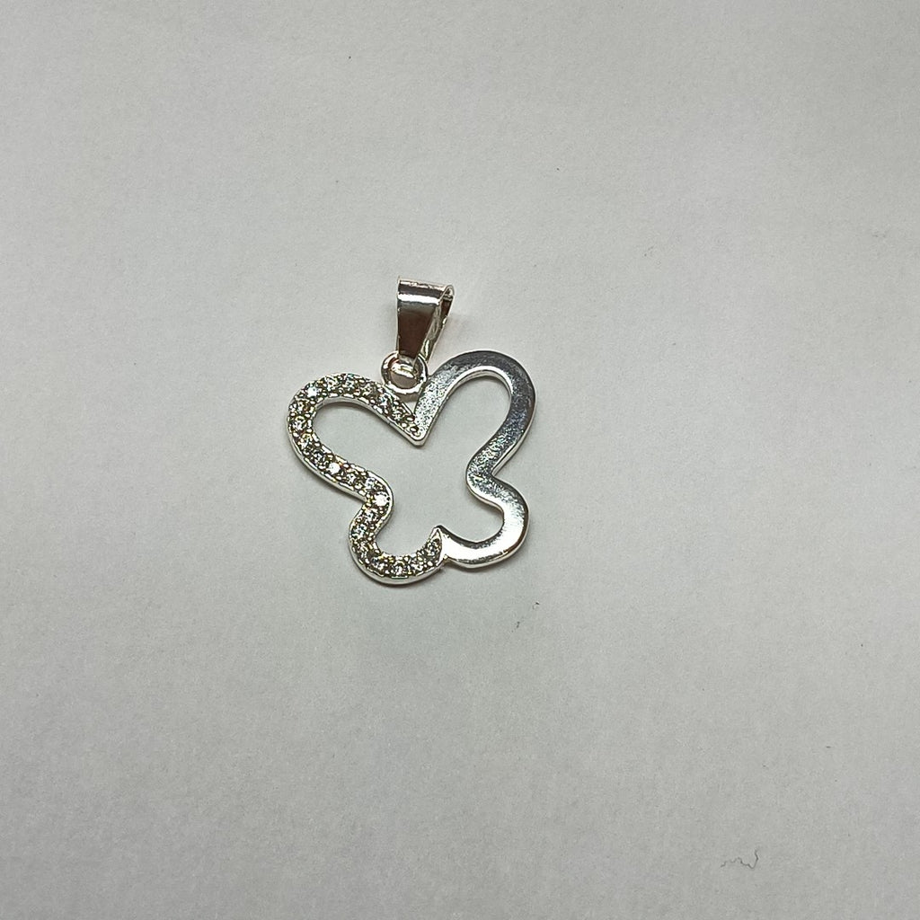 DIJE MARIPOSA C/CIRCONIAS PLATA .925 2.2 GR (NUEVO)