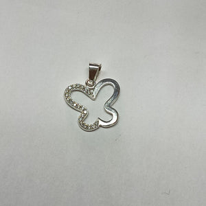 DIJE MARIPOSA C/CIRCONIAS PLATA .925 2.2 GR (NUEVO)