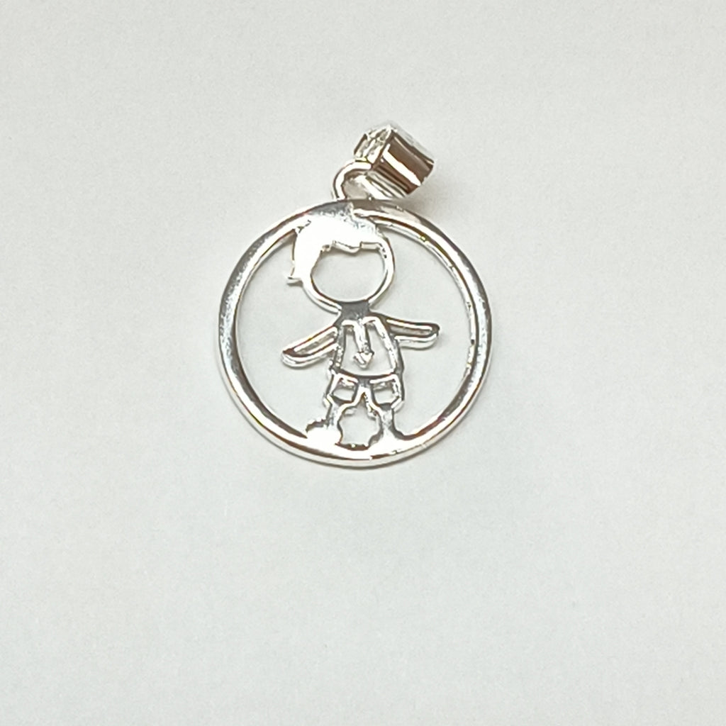 DIJE NIÑO PLATA .925 2 GR (NUEVO)