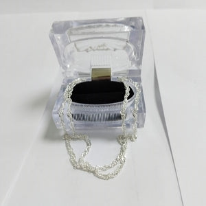CADENA TEJIDO MEDIO TORZAL PLATA .925 55 CM 6.2 GR (NUEVO)