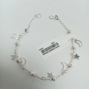 PULSERA TEJIDO TEJIDO ESPECIAL PLATA .925 18 CM 3.1 GR (NUEVO)