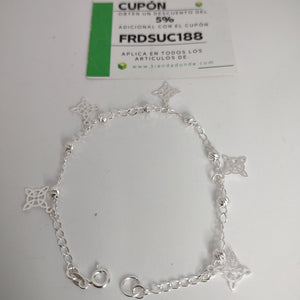 PULSERA TEJIDO ESPECIAL PLATA .925 18 CM 3.1 GR (NUEVO)