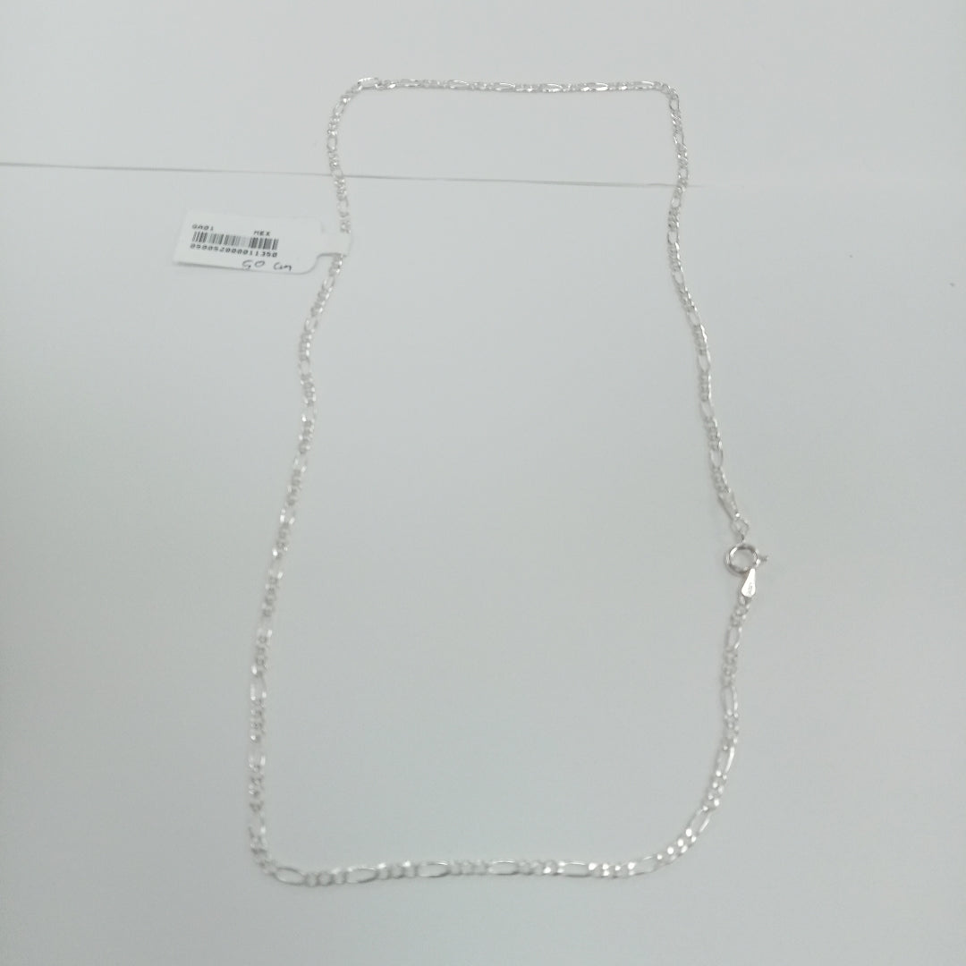 CADENA TEJIDO 3X1 PLATA .925 50 CM 4 GR (NUEVO)