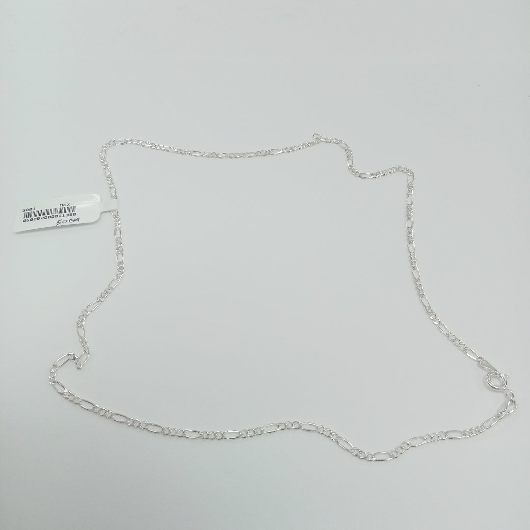 CADENA TEJIDO 3X1 PLATA .925 50 CM 4.2 GR (NUEVO)