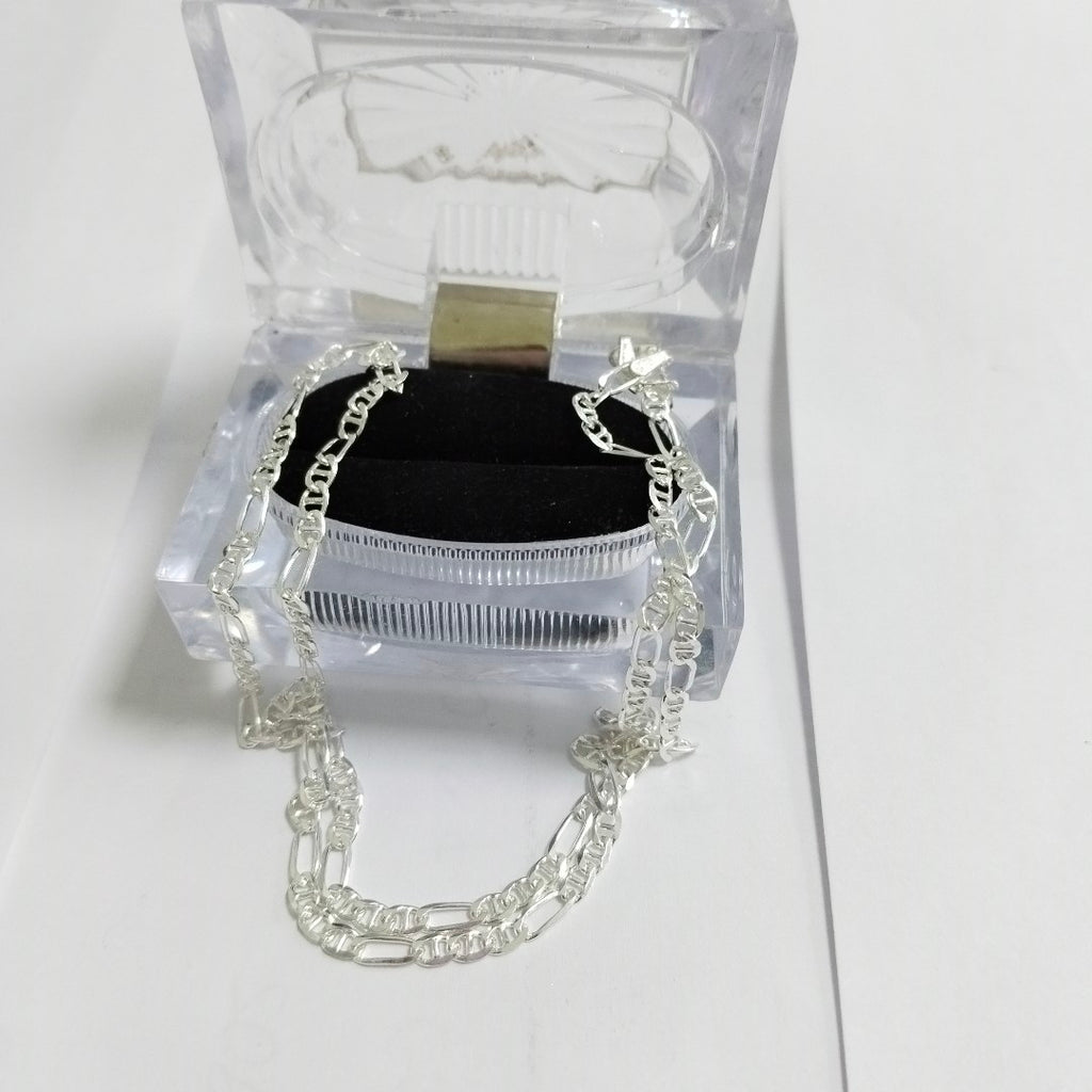 CADENA TEJIDO MARINERO PLATA .925 55 CM 7.8 GR (NUEVO)