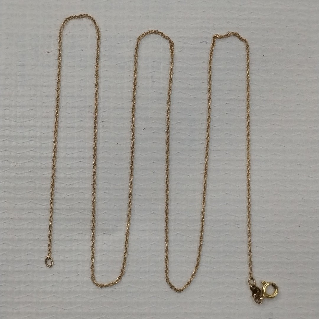 CADENA ORO 14 K 0,80 GRMS (SEMINUEVO)