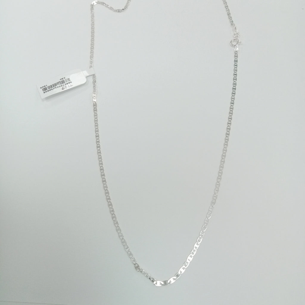 CADENA TEJIDO ESPEJO PLATA .925 60 CM 4.2 GR (NUEVO)