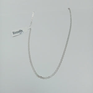 CADENA TEJIDO GUCHI PLATA .925 55 CM 3.2 GR (NUEVO)