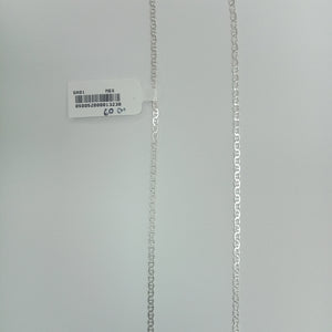 CADENA TEJIDO GUCHI PLATA .925 60 CM 3.8 GR (NUEVO)
