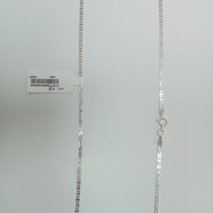 CADENA TEJIDO ESPEJO PLATA .925 60 CM 4.2 GR (NUEVO)
