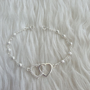 PULSERA TEJIDO TEJIDO ESPECIAL PLATA .925 18 CM 4.1 GR (NUEVO)