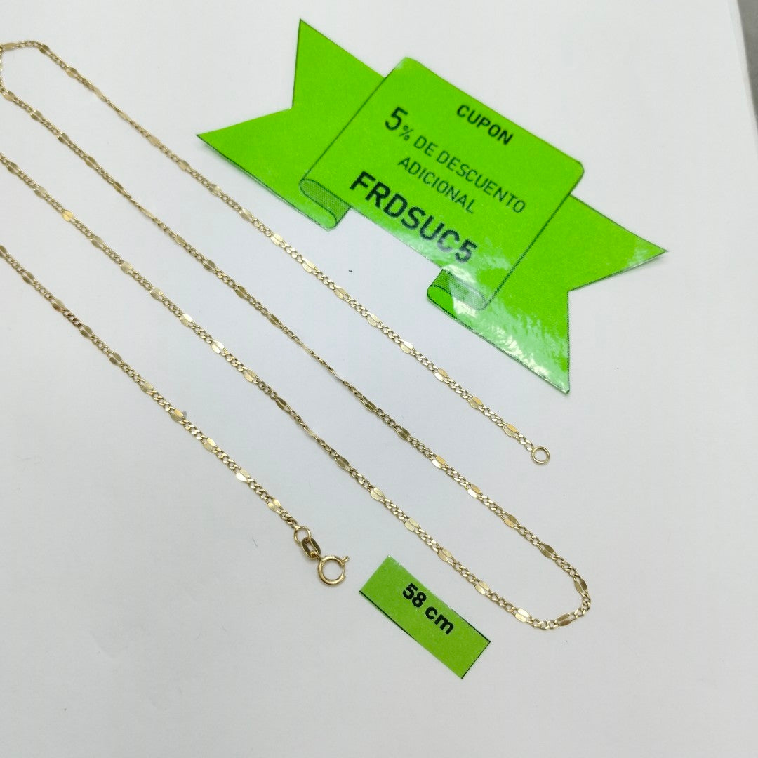 CADENA ORO 14 K 2.4 GRMS (SEMINUEVO)