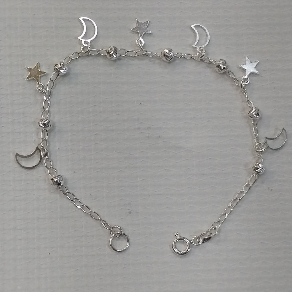 PULSERA TEJIDO TEJIDO ESPECIAL PLATA .925 18 CM 3.1 GR (NUEVO)