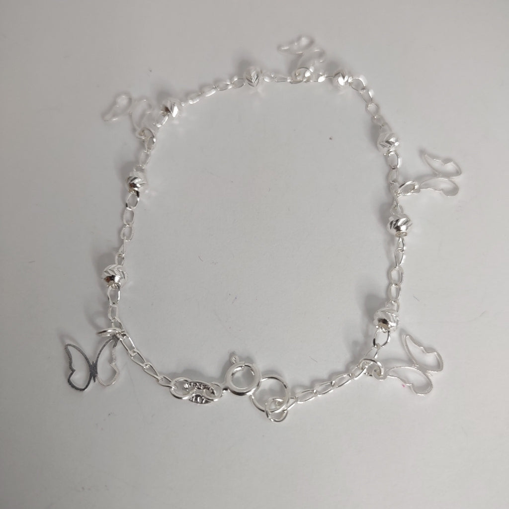 PULSERA TEJIDO ESPECIAL PLATA .925 18 CM 2.8 GR (NUEVO)