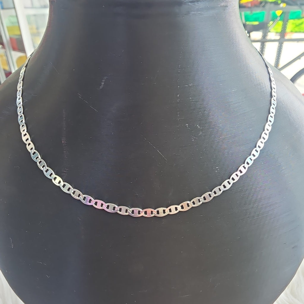 CADENA TEJIDO GUCHI PLATA .925 60 CM 9.1 GR (NUEVO)