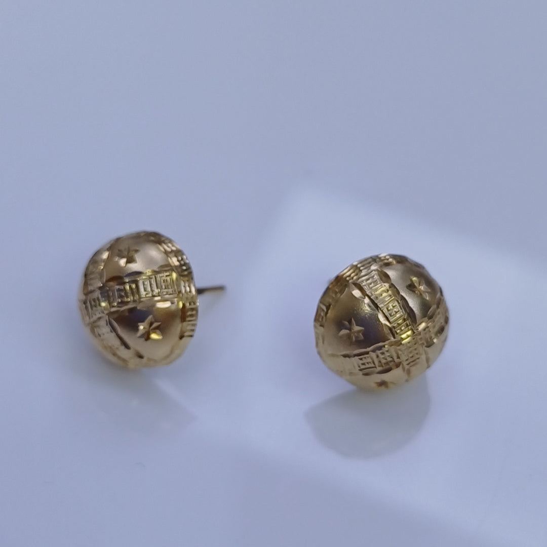 BROQUELES PAR ORO 10 K 2,20 GRMS (SEMINUEVO)