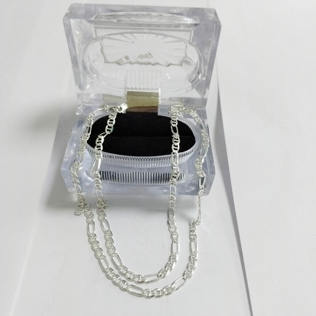 CADENA TEJIDO MARINERO PLATA .925 55 CM 7.9 GR (NUEVO)