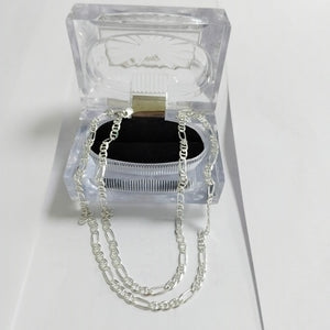 CADENA TEJIDO MARINERO PLATA .925 55 CM 7.9 GR (NUEVO)