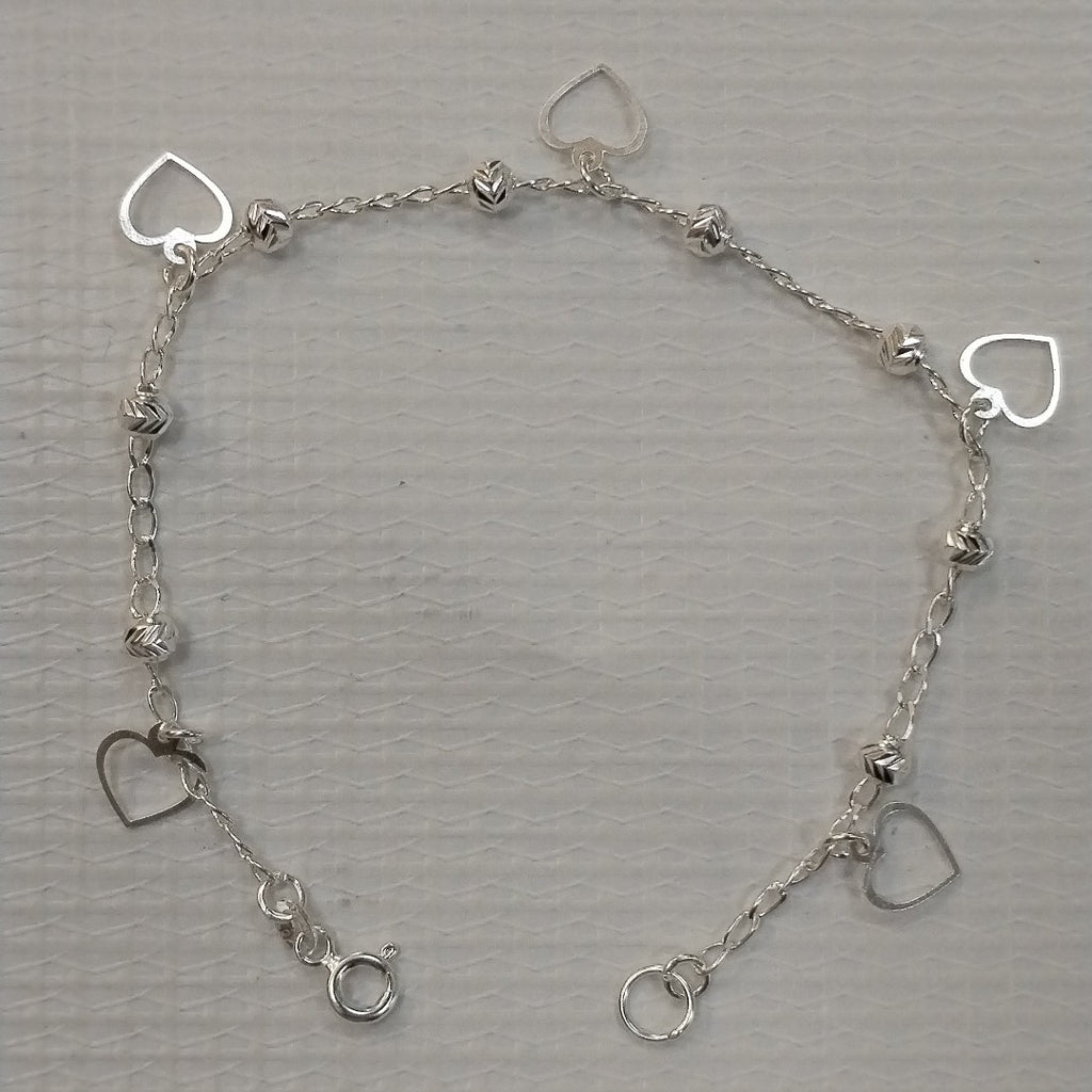 PULSERA TEJIDO ESPECIAL PLATA .925 18 CM 2.7 GR (NUEVO)