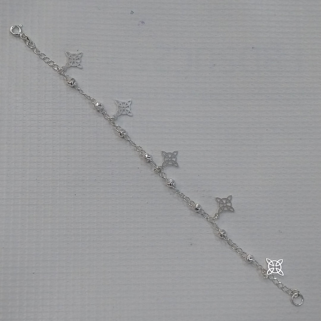PULSERA TEJIDO ESPECIAL PLATA .925 18 CM 3.1 GR (NUEVO)
