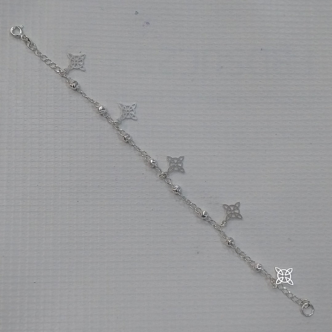 PULSERA TEJIDO ESPECIAL PLATA .925 18 CM 3.1 GR (NUEVO)