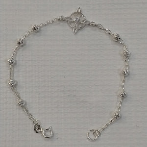 PULSERA TEJIDO ESPECIAL PLATA .925 18 CM 2.8 GR (NUEVO)