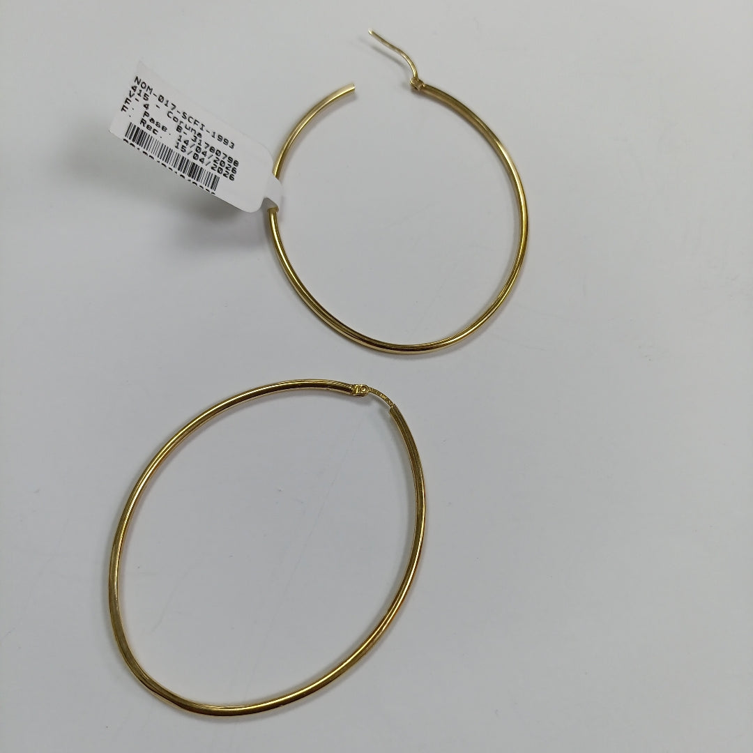 ARRACADAS PAR ORO 14 K 2.8 GRMS (SEMINUEVO)