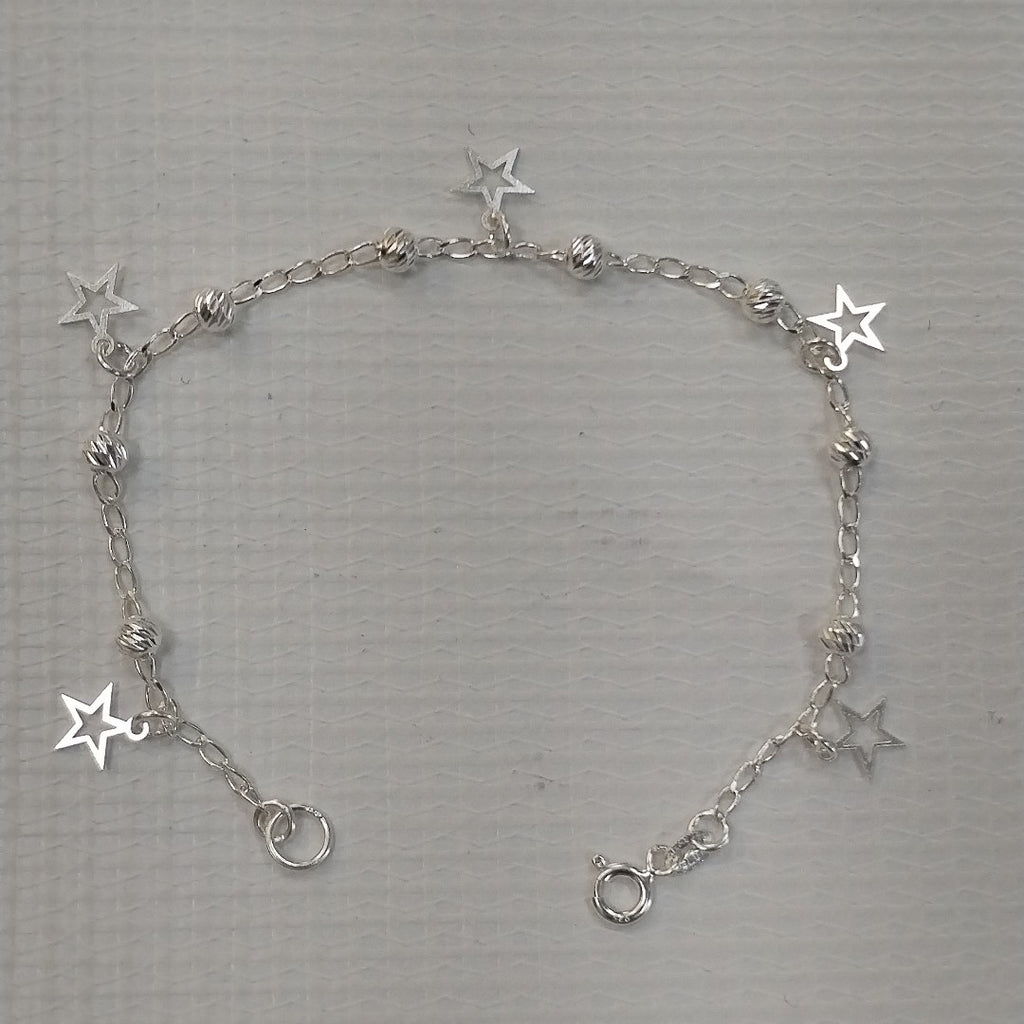 PULSERA TEJIDO ESPECIAL PLATA .925 18 CM 2.7 GR (NUEVO)