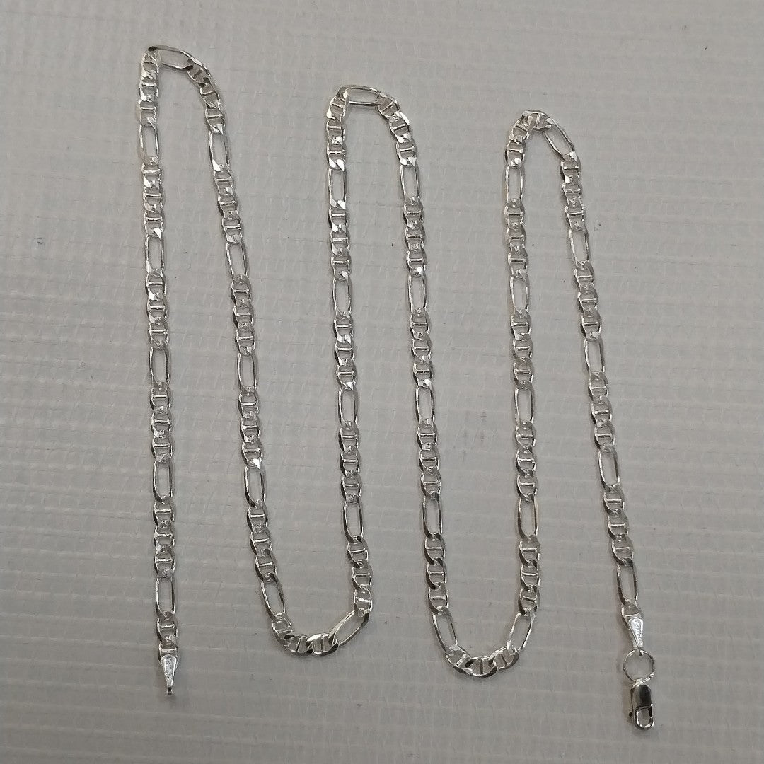 CADENA TEJIDO 3X1 PLATA .925 60 CM 8.4 GR (NUEVO)