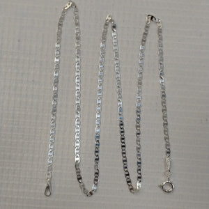 CADENA TEJIDO ESPEJO PLATA .925 55 CM 4 GR (NUEVO)